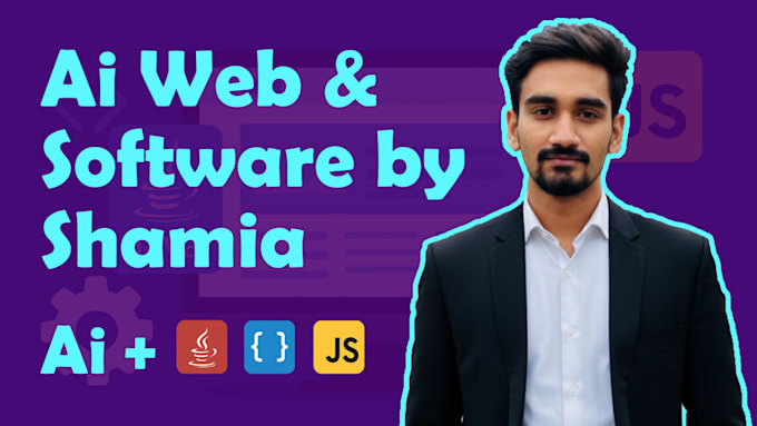 create ai website software using HTML, CSS, javascript