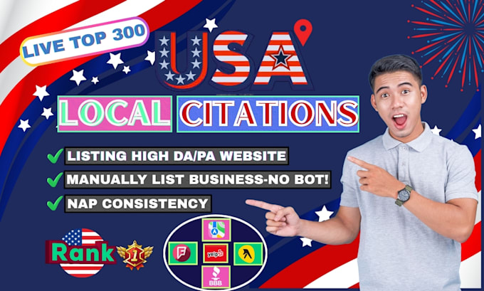 do top USA local citations and directory submissions for local SEO