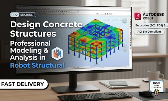 design safe and optimized concrete structures using robot structural