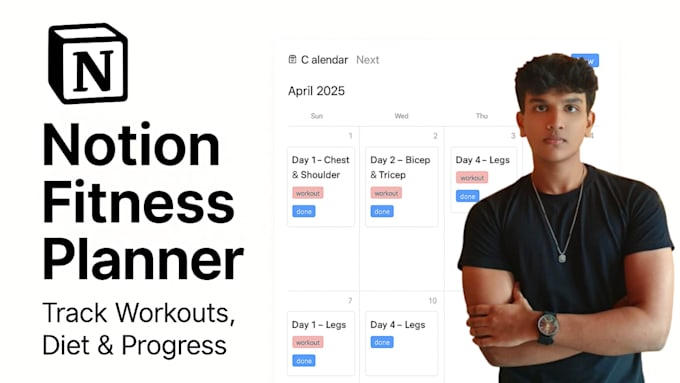 get you jacked with my all in one notion fitness tracker