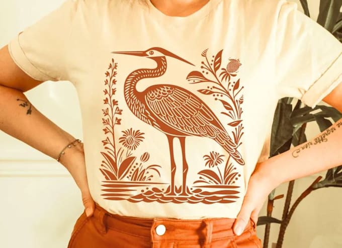 design hand drawn tshirt logo for you