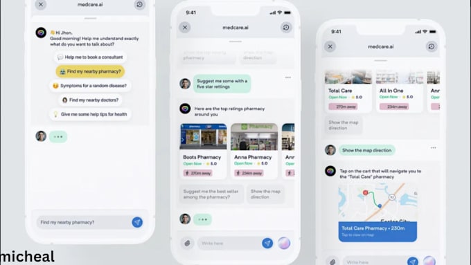 develop telemedicine app healthcare app hospital app doctor app clinic app