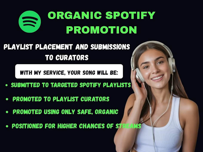 promote your music on spotify playlist submission for real streams