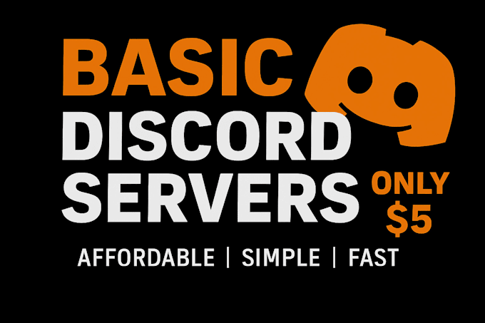 create a simple discord server setup