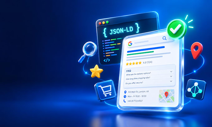 implement json ld schema markup for google rich results