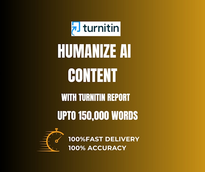 humanize ai content, rewrite and edit ai generated text in 1 hour