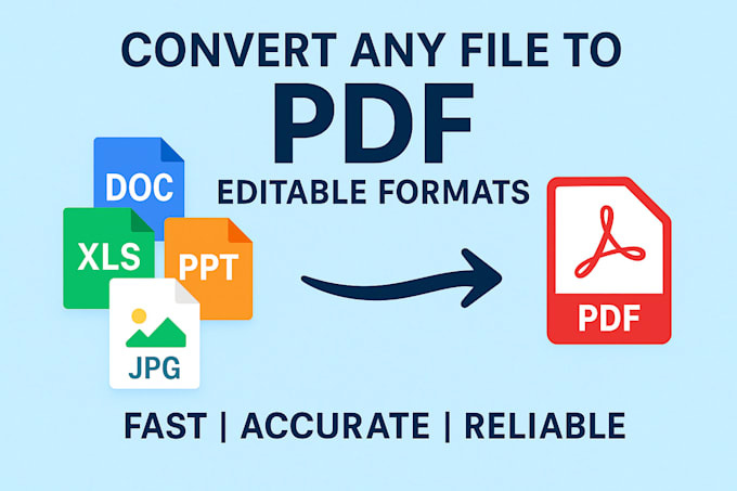 professionally convert word, excel, ppt to pdf or editable