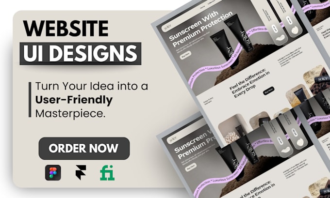 Design modern ui ux for website or mobile app in figma by Osam007 | Fiverr