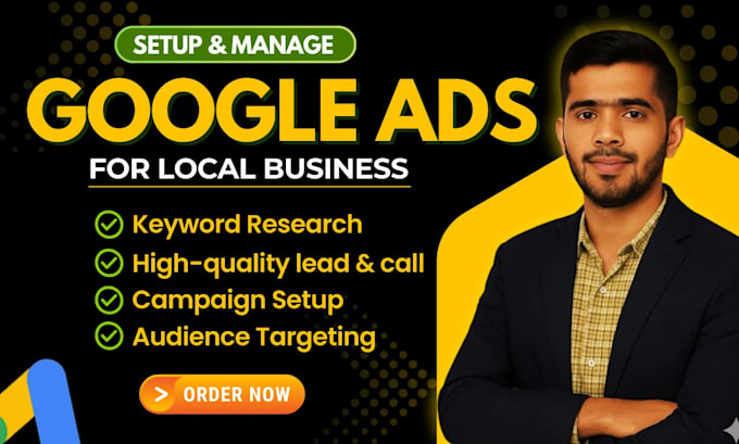 setup optimize manage google ads for lucal business ppc lead