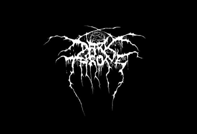 design a sharp and evil black metal band logo