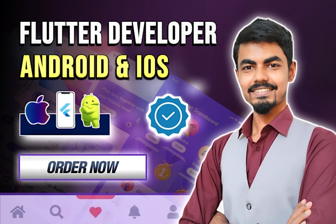 Do flutter mobile app development, ios app, android app by Printfsohag ...