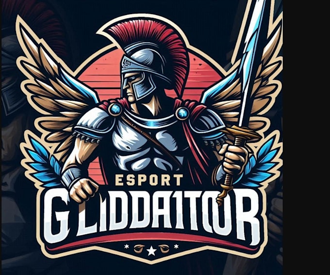 create retro custom knight warrior logo