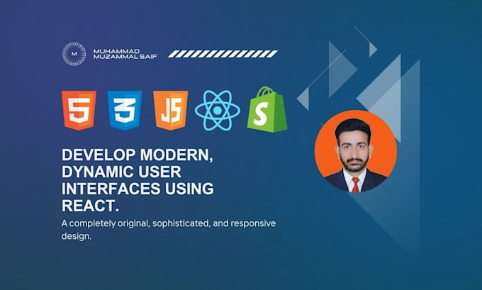 develop modern, dynamic user interfaces using react