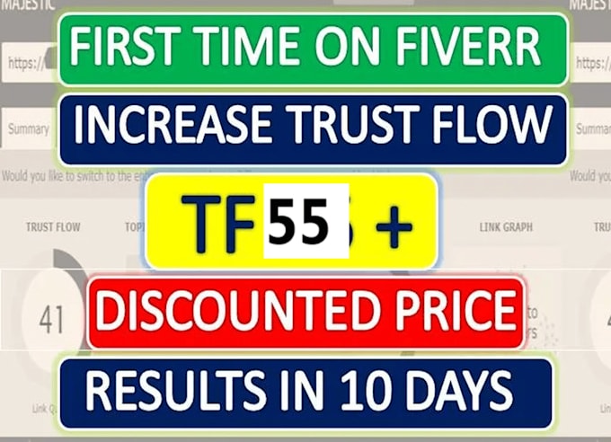 improve your website trust flow tf to 55 with powerful white hat backlinks