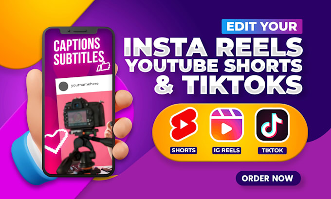 edit instagram reels with captions, subtitles, brolls and effects