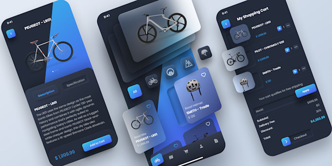 create a responsive android and ios app with backend support