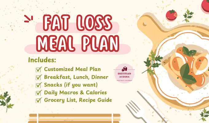 design a personalized fat loss meal plan for you