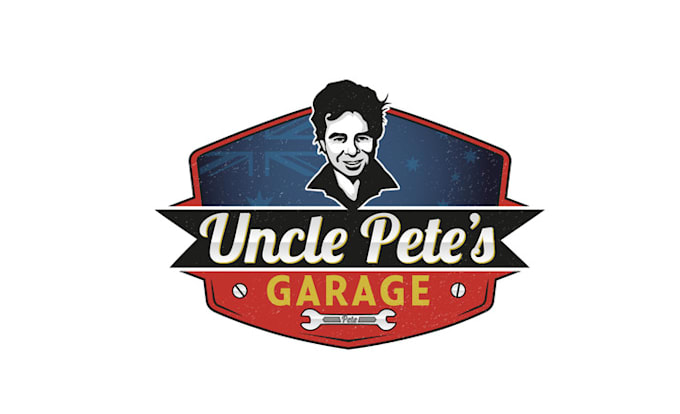 design beautiful uncle petes garage logo
