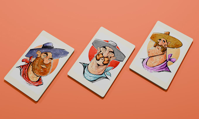design custom card game and box mockups