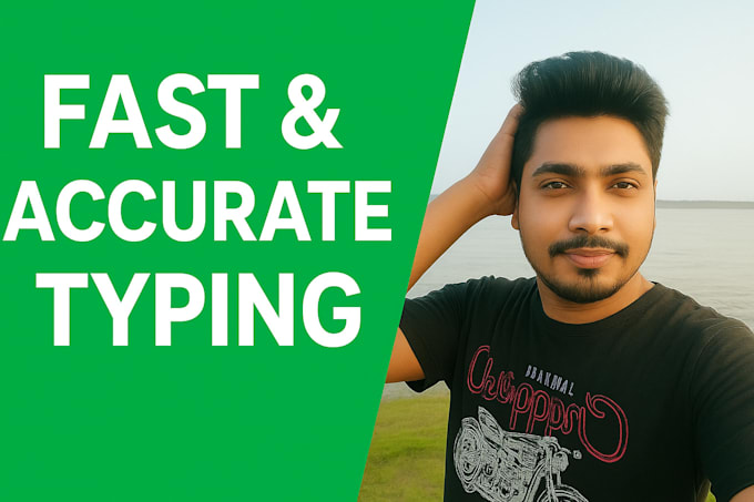do typing, background removal and product photo editing
