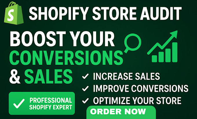 audit and review your shopify store for conversions cro
