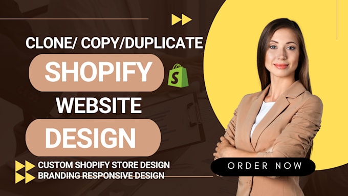 clone, revamp, design, redesign shopify store or shopify website