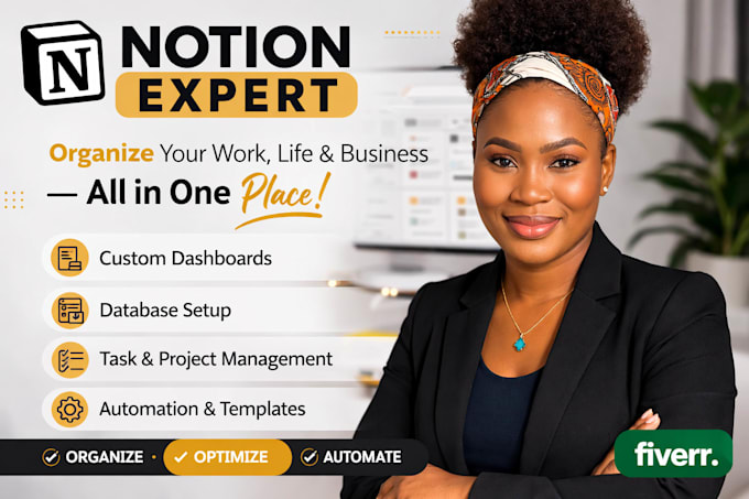 create a custom notion template and notion automation in 24 hours