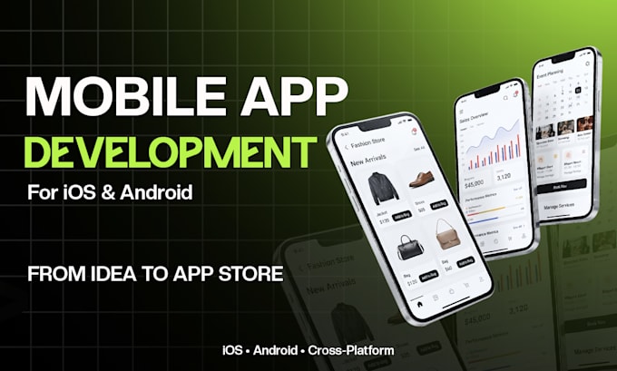 develop full mobile app with backend for your business