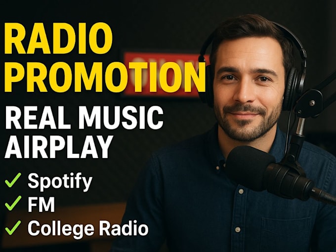 Radio Program Promotion Promote your song with real radio promotion and college radio play by ...
