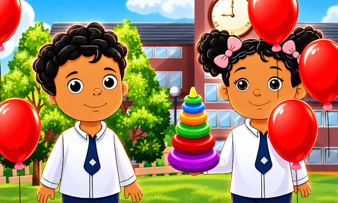 animate 2d cartoon animation for kids 2d educational learning videos for kids