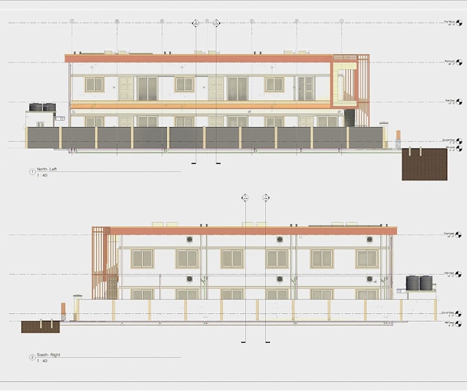 draw complete 2d house plan electrical plan plumbing plan permit drawing draft