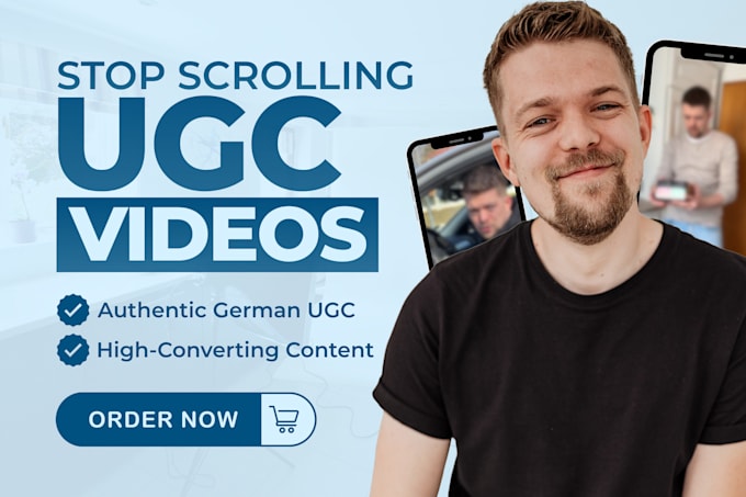 create amazing ugc tiktok, instagram, meta videos and ads in native german