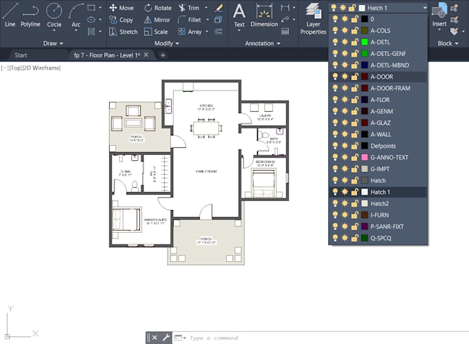 convert your pdf, image or sketch to autocad 2d floorplan