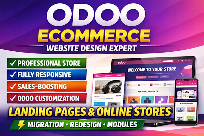 design a high converting odoo ecommerce landing page odoo online store