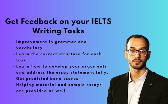 check your ielts writing tasks and provide feedback