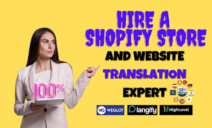 setup shopify store weglot shopify ai translate adapt langify gtranslate website