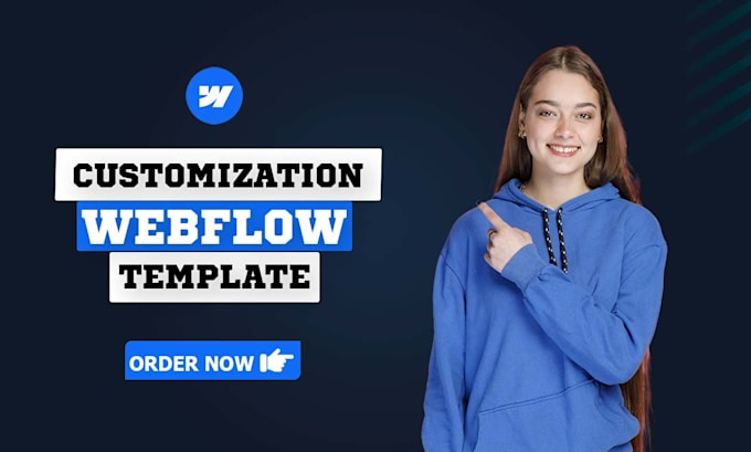 customize webflow template, edit or update webflow website