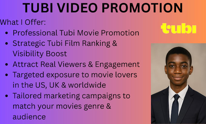 do tubi promoion, increase movie ranking and tubi viewers