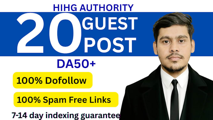 high da guest  posting service SEO guest post backlinks