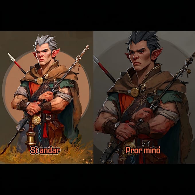 Draw your dnd character token art by Rhiweecsee | Fiverr