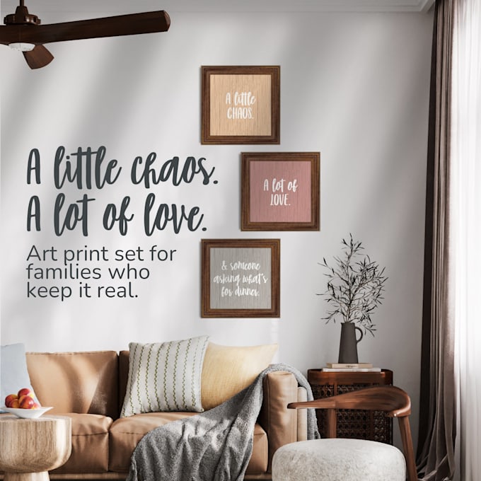 design a custom printable wall art quote or affirmation
