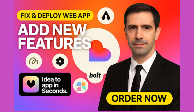 Build custom mvp web app fix bug with lovable ai boltnew supabase ...