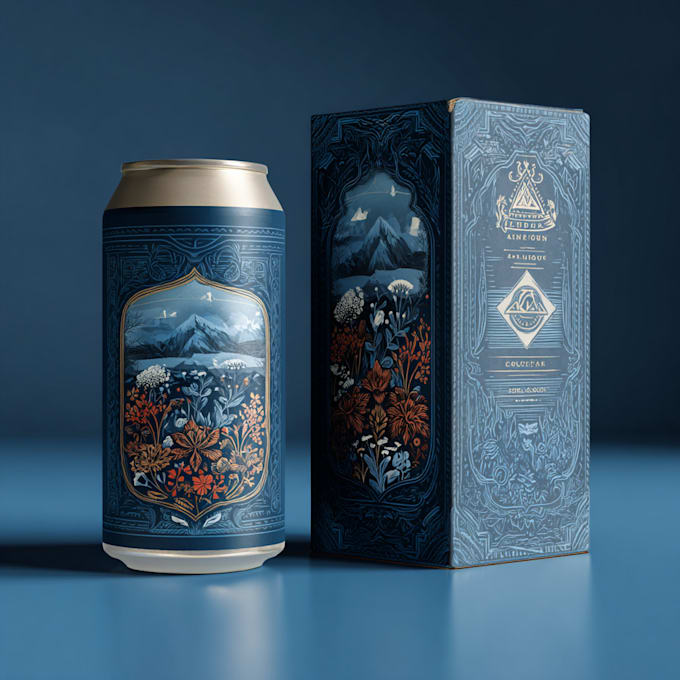 do a amazon packaging box and label design