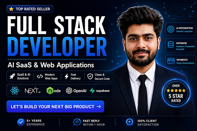 build your ai saas web app with react, nextjs and nodejs