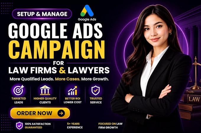 do google ads PPC campaign for lawyers, law firms, and attorneys in the USA