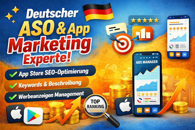 aso app description optimize keyword mobile app marketing testing ad manager seo