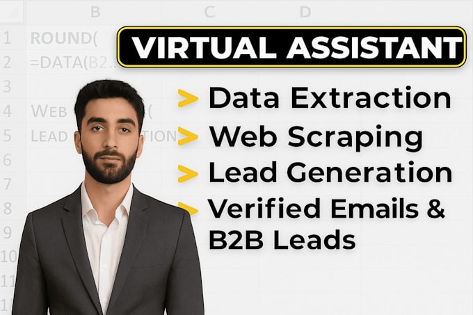 provide data extraction, web scraping, and lead generation