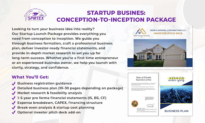 complete business startup launch package