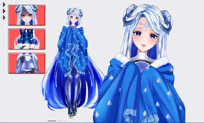 draw and rig live2d vtuber model live2d rigging live2d model live 2d vtuber nsfw