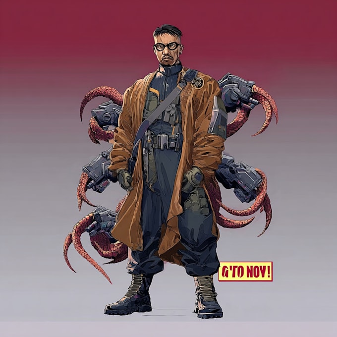 do a charcter of comic or design your comic character